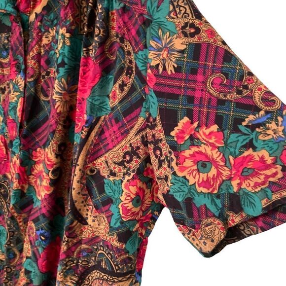 Vintage Alfred Dunner Printed Top Made in USA in Size 10 - Picture 5 of 7